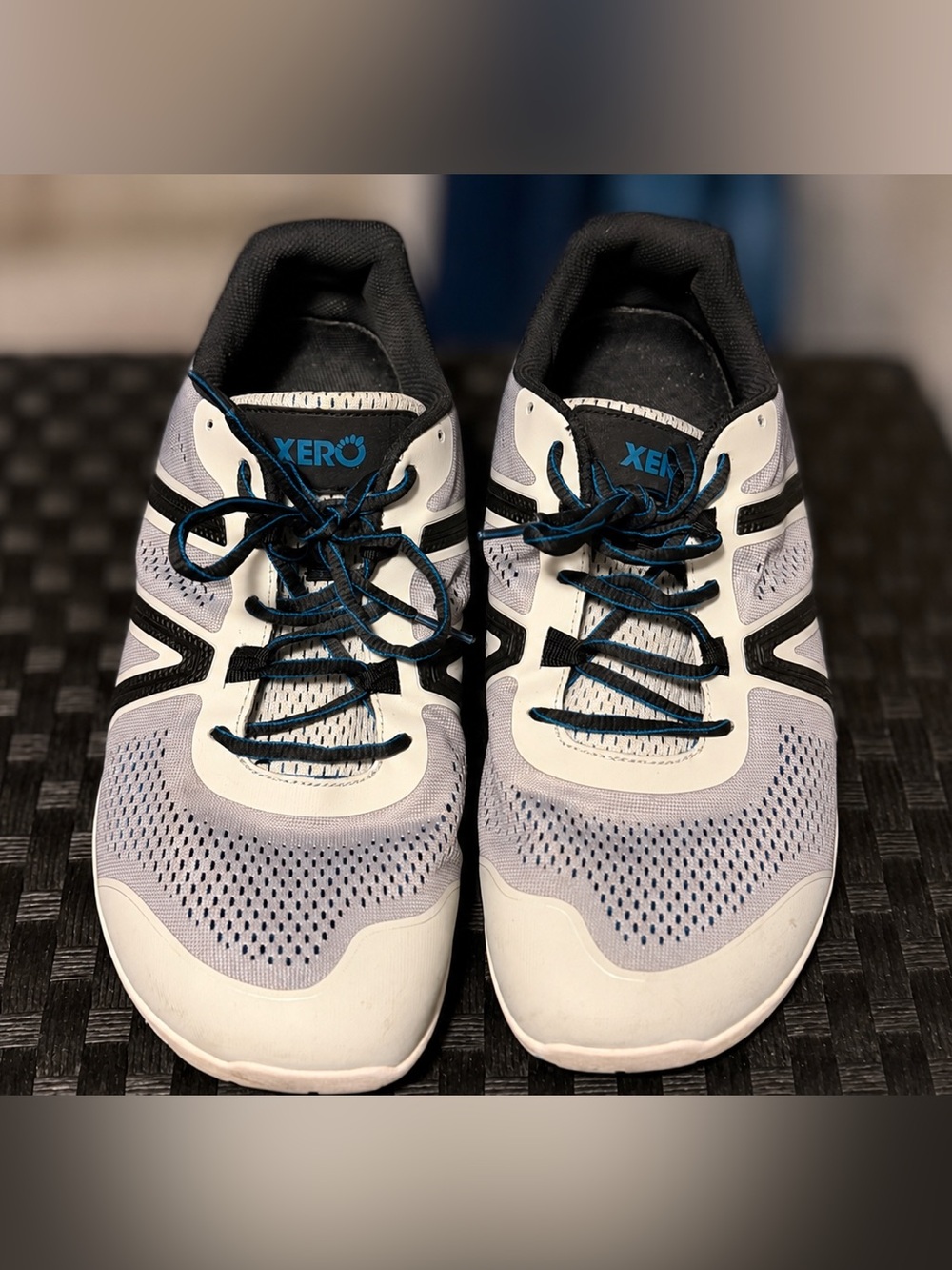 Xero Shoes HFS Men’s Size 14 Barefoot Minimalist Running Shoes Gray Blue